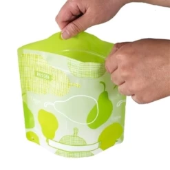 Russbe Reusable Snack & Sandwich Bags - Set Of 4 Green -Home-Kitchen russbe reusable snack sandwich bags set of 4 green 3