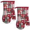 Safdie 'Holiday Patchwork' Oven Mitts -Home-Kitchen safdie holiday patchwork oven mitts