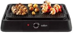 Salton Portable Indoor Barbecue With Grill 40 X 24 Cm No Smoke