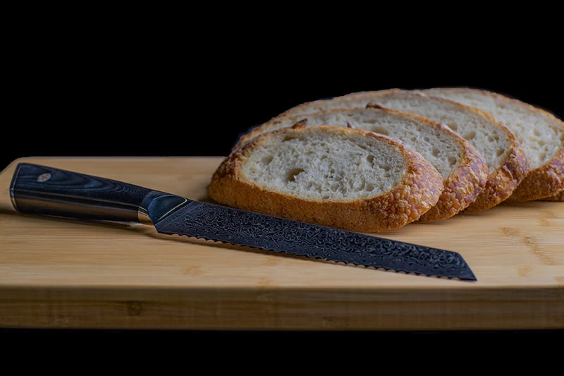 Senshi 20 Cm Damascus Steel Bread Knife 5 Senshi 20 Cm Damascus Steel Bread Knife - Image 3