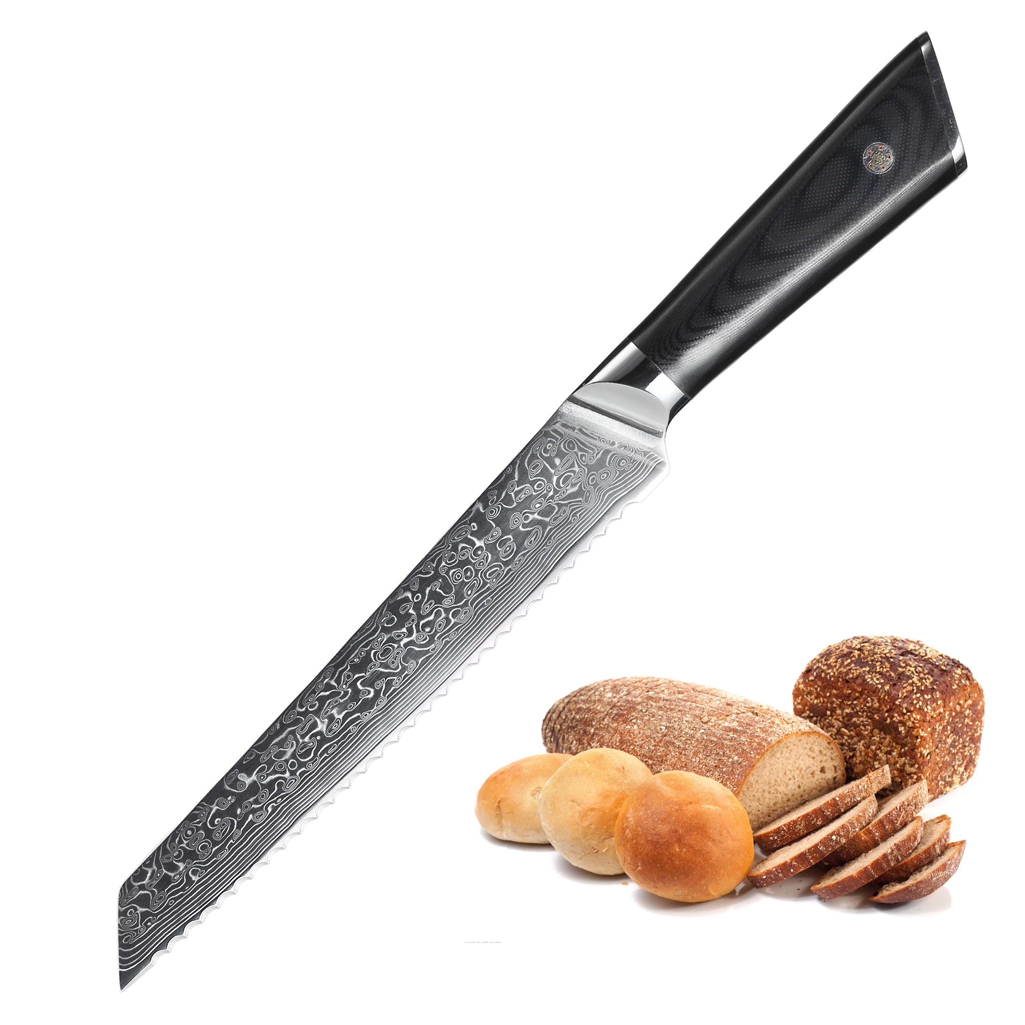 Senshi 20 Cm Damascus Steel Bread Knife 8 Senshi 20 Cm Damascus Steel Bread Knife - Image 6
