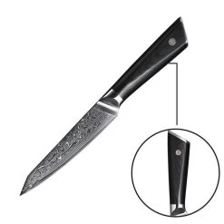 Senshi 5'' Damascus Steel Utility Knife -Home-Kitchen senshi senshi 5 damascus steel utility knife 5
