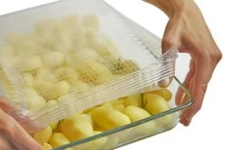 Silikomart Ensemble De 2 Couvercles Rectangl. En Silicone Transparente 230x180, 300x210mm De Silicomart ( E )