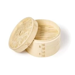 Gourmet ECO - Bamboo Steamer Set By Starfrit Gourmet -Home-Kitchen starfrit gourmet eco bamboo steamer set by starfri 3