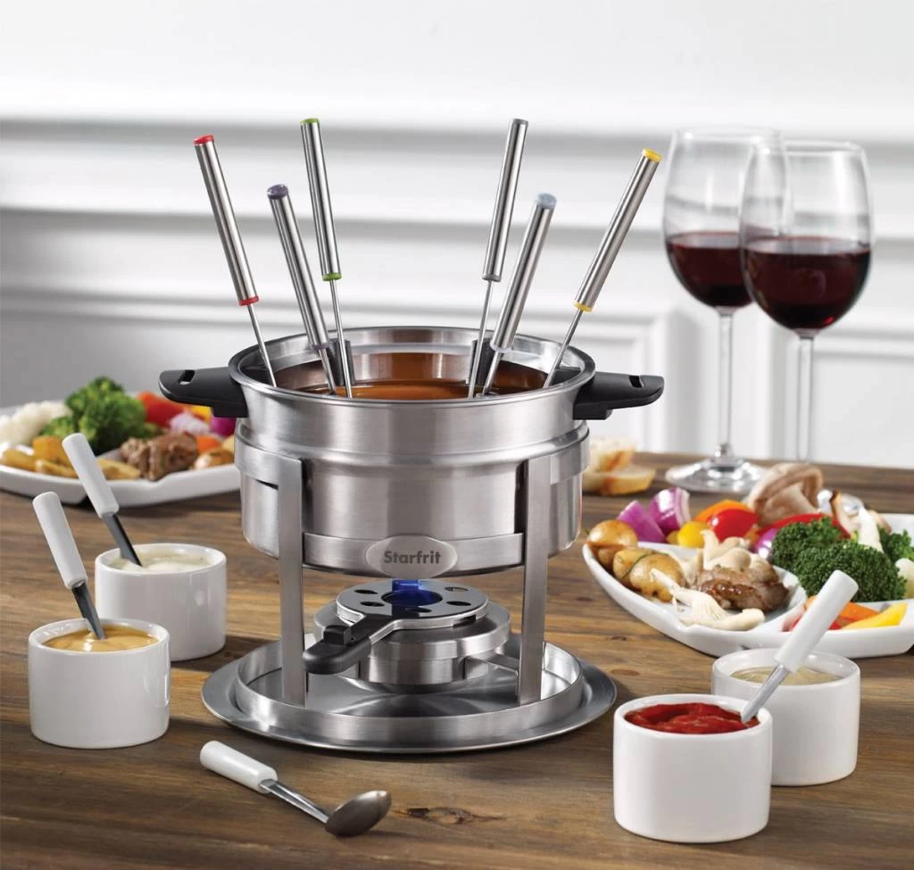 Starfrit 3 In 1 Fondue Set - 20 Pieces - Magnetic Fork Guide 5 Starfrit 3 In 1 Fondue Set - 20 Pieces - Magnetic Fork Guide - Image 3