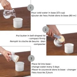 Starfrit Gourmet Bistro Bell Butter Crock -Home-Kitchen starfrit starfrit gourmet bistro bell butter crock 4