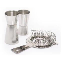 Starfrit Jiggers And Cocktail Strainer Set -Home-Kitchen starfrit starfrit jiggers and cocktail strainer se 2