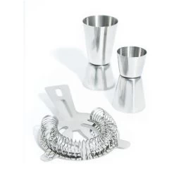 Starfrit Jiggers And Cocktail Strainer Set