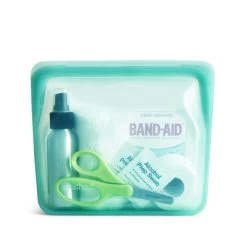 Stasher Reusable Stand-Up Storage Bag Aqua -Home-Kitchen stasher stasher reusable stand up storage bag aqua 3