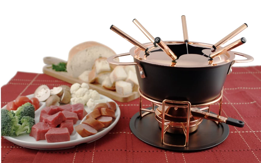 Swissmar 3-in-1 Copper/black Fondue Set 4 Swissmar 3-in-1 Copper/black Fondue Set - Image 2