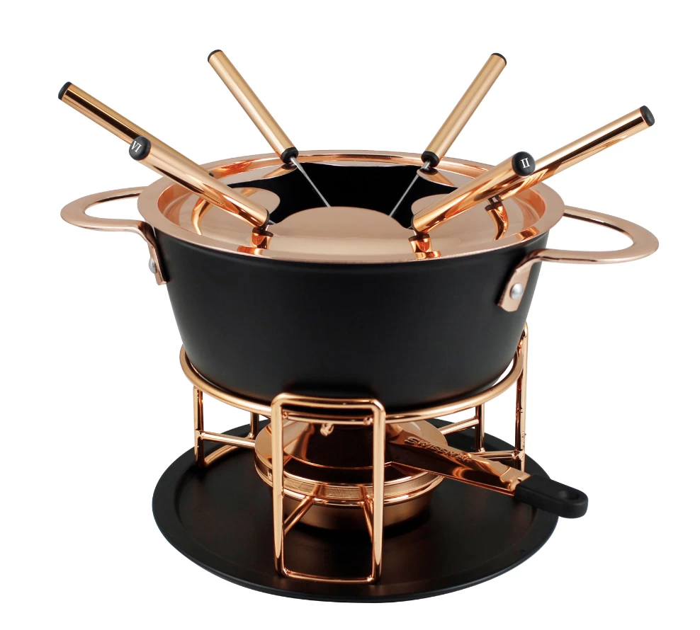 Swissmar 3-in-1 Copper/black Fondue Set 3 Swissmar 3-in-1 Copper/black Fondue Set