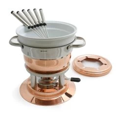 Swissmar Lausanne 11 Piece Copper Fondue Set -Home-Kitchen swissmar swissmar lausanne 11 piece copper fondue 1