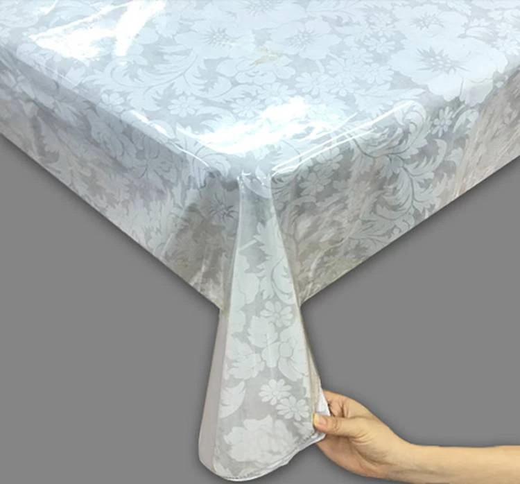 TexStyles Deco Super Clear Vinyl Tablecloth 60 X 84" 3 TexStyles Deco Super Clear Vinyl Tablecloth 60 X 84"