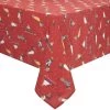 Textured Fabric Tablecloth "Festive Friends" 60 X 84" 2 Textured Fabric Tablecloth "Festive Friends" 60 X 84" -Home-Kitchen textured fabric tablecloth festive friends 60 x 84