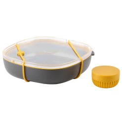 Fuel Dinnerware Lunch Plate Grey 28 Oz