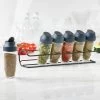 TRUDEAU 6 BOTTLE HORIZONTAL SPICE RACK -Home-Kitchen trudeau trudeau 6 bottle horizontal spice rack