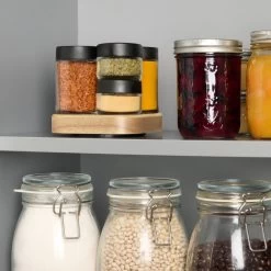 Trudeau 6 Bottle Rotating Spice Rack -Home-Kitchen trudeau trudeau 6 bottle rotating spice rack 5