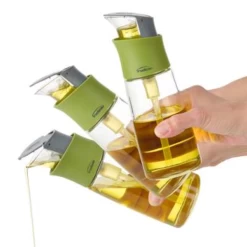 Trudeau Press & Measure Oil Bottle -Home-Kitchen trudeau trudeau press measure oil bottle 4