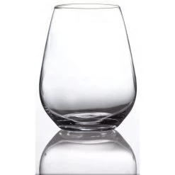 Trudeau Set Of 8 Brava Stemless White Wine Glasses