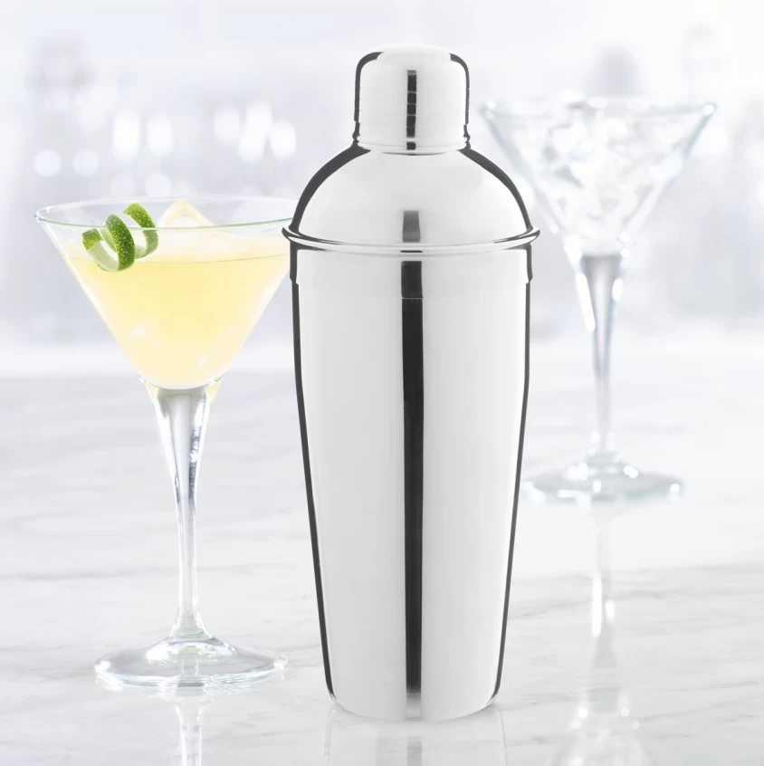 Trudeau Stainless Steel Cocktail Shaker 25oz 4 Trudeau Stainless Steel Cocktail Shaker 25oz - Image 2