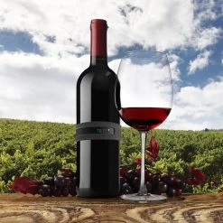 Vacu Vin Flexible Wine Bottle Snap Thermometer, Dark Grey 9 Vacu Vin Flexible Wine Bottle Snap Thermometer, Dark Grey -Home-Kitchen vacu vin flexible wine bottle snap thermometer dar 3