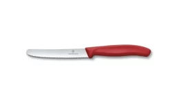 Victorinox 11 Cm Swiss Classic Tomato And Table Knife - Red Handle