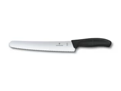 Victorinox Swiss Classic Bread And Pastry Knife 22cm - Black Handle