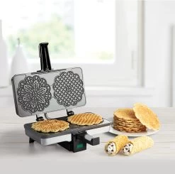 Vitantonio Electric Pizzelle Maker - Non-stick -Home-Kitchen vitantonio electric pizzelle maker non stick 2