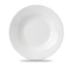 Vitrex Crown 9" White Soup Plate
