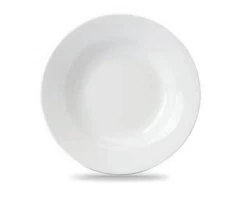 Vitrex Crown 9" White Soup Plate
