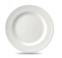Vitrex Crown Round White Plate 8"