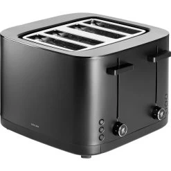 ZWILLING ENFINIGY 4 SHORT SLOTS TOASTER - BLACK