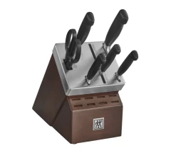 Zwilling Four Star 7 Piece Self-sharpening Knife Block